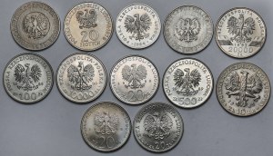 10-20,000 zloty 1965-1993 - set (12pcs)
