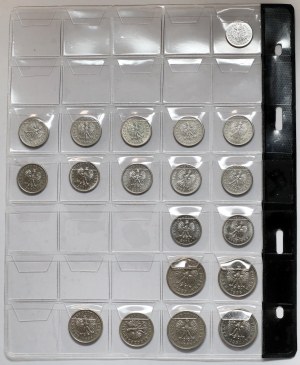 10-50 pennies and 1 zloty 1990-2004 - set (19pcs)