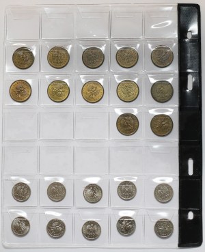 5-10 pennies 1990-2004 - set (22pcs)