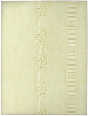 Papier PWPW ze znakiem wodnym - 4x Jozef Piłsudski