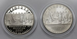 USA, Dollaro 2007 - set (2 pezzi)
