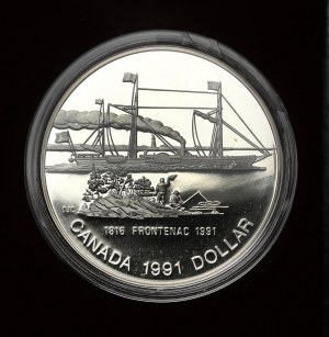 Canada, Dollar 1991 Frontenac