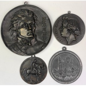 Medaliony patriotyczne - zestaw (4szt)