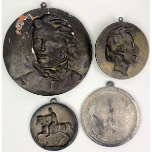 Medaliony patriotyczne - zestaw (4szt)