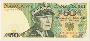 50 zloty 1979 - BW - prima annata 1979
