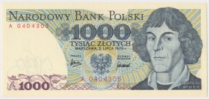 PLN 1,000 1975 - A