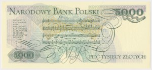 5,000 zloty 1982 - B