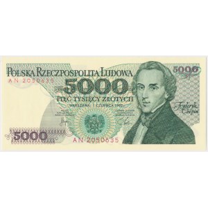 5.000 zł 1982 - AN