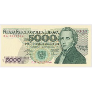 5.000 zł 1986 - BG