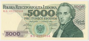 5.000 zł 1986 - BG
