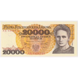 20.000 zł 1989 - AG