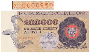 200.000 zł 1989 - K 0000950