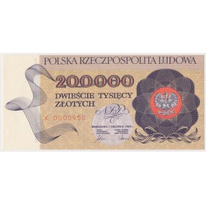200.000 zł 1989 - K 0000950