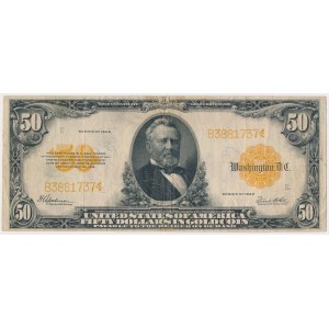 USA, 50 Dollars 1922 - Gold Certificate