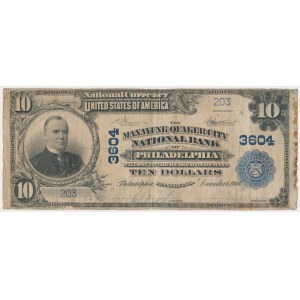 USA, 10 Dollars 1902 - Philadelphia, Pennsylvania