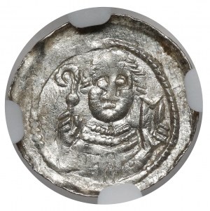 Ladislaus II the Exile, Denarius - Prince and Bishop - letter S