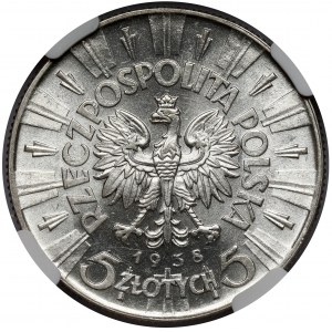 Piłsudski 5 złotych 1938