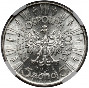 Pilsudski 5 zloty 1938