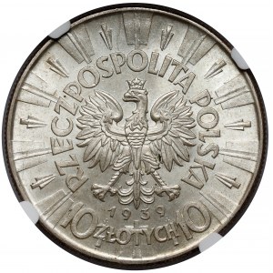 Piłsudski 10 złotych 1939