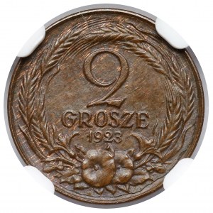 Campione di bronzo da 2 centesimi 1923 - J. Aumiller