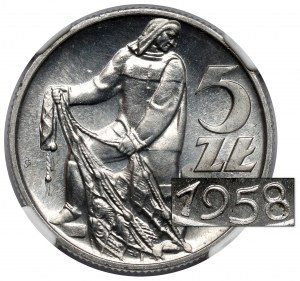 5 gold 1958 Rybak - BALWANEK