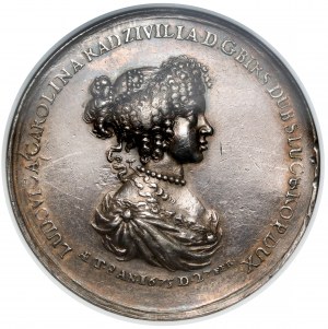 Jean III Sobieski, Médaille de Ludwika Karolina Radziwiłł 1675