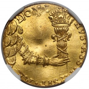 John II Casimir, Coronation Ducat 1649, Cracow - RARE