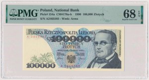 PLN 100,000 1990 - A