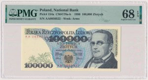 PLN 100,000 1990 - AA