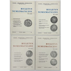 Biuletyn Numizmatyczny 1998/1-2 i 2000/1-2 (4szt)