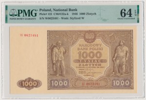 1,000 zloty 1946 - W