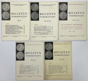 Numismatic Bulletin MIX 1965-1968 (5pcs)