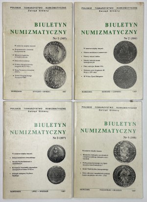 Numizmatický bulletin 1997 - sada (4ks)