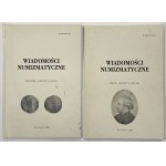 Wiadomości numizmatyczne 1995/3-4 i 1996/3-4 (2szt)