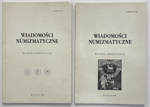 Wiadomości numizmatyczne 1994 - komplet (2szt)