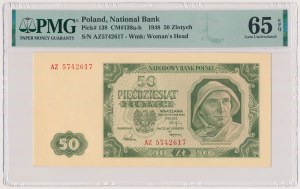 50 zloty 1948 - AZ