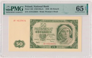 50 złotych 1948 - AY