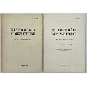 Wiadomości Numizmatyczne 1982 - komplet (2szt)