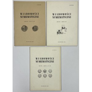 Wiadomości Numizmatyczne 1981 - komplet (3szt)