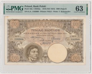 1,000 gold 1919 - beautiful condition