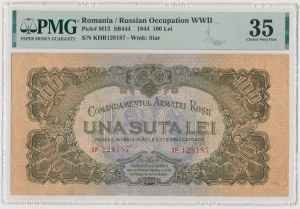 Rumunsko, 100 lei 1944
