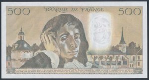 Frankreich, 500 Francs 1985