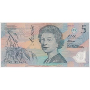 Australia, 5 Dollars 1992