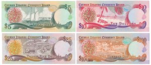 Iles Cayman, série de 5 - 100 Dollars 1991 avec numéro B/I 000022
