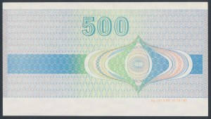 Nemecko, cestovný šek 500 mariek