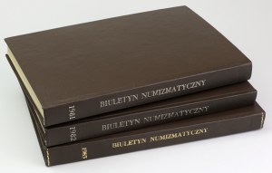 Biuletyn Numizmatyczny 1981-1983 - komplet (3szt)