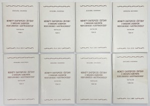 Replacement coins and tokens from the area of the Russian and Austrian annexations. Volumes I-VIII, B. Sikorski (8pc)