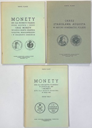 Plage: Okres Stanisława Augusta + Monety dla prowincji... + Monety 1815-1864 - komplet reedycji (3szt)