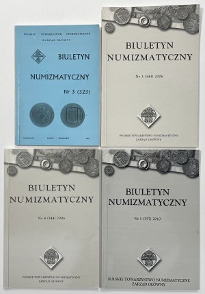 Biuletyn Numizmatyczny MIX 2001-2010 (4szt)