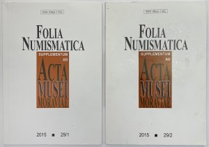 Folia numismatica 2015, Nr 29/1-2 (2szt)